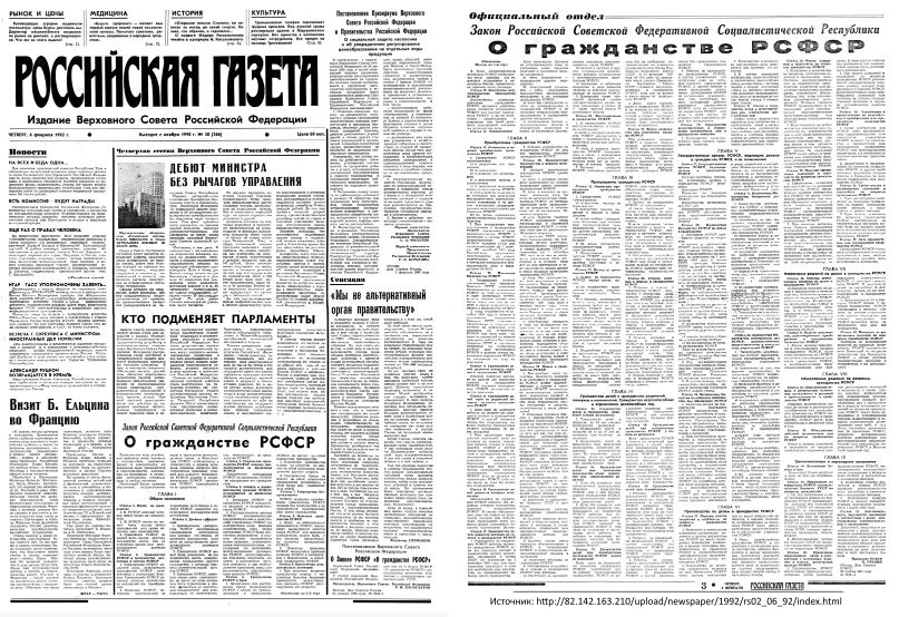 Подложный закон о гражданстве